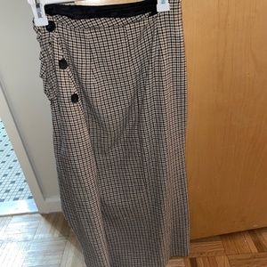 Plaid Zara Midi skirt